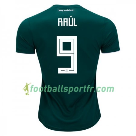 Tenue Mexique Raul 9 Domicile Coupe du monde 2018 Maillot de Foot